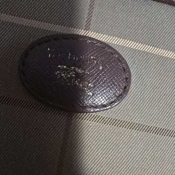 Vintage Burberry Nova Check Tan and Brown Women's Clutch Bag - Picture 8 of 8